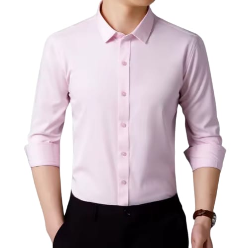 Camiseta social manga longa