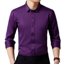 Camiseta social manga longa