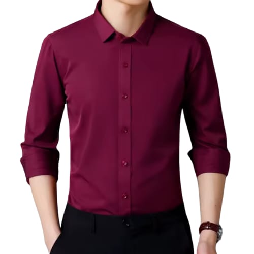 Camiseta social manga longa