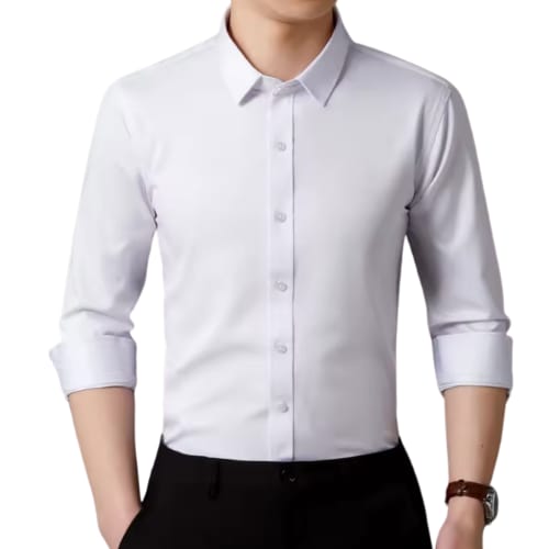 Camiseta social manga longa